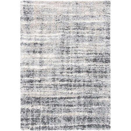 Safavieh 8 x 10 ft. Fontana Shag 800 Rectangle Area Rug Grey & Ivory FNT856G-8
